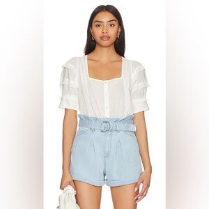 Cleobella Tilly Button-Up Blouse size S